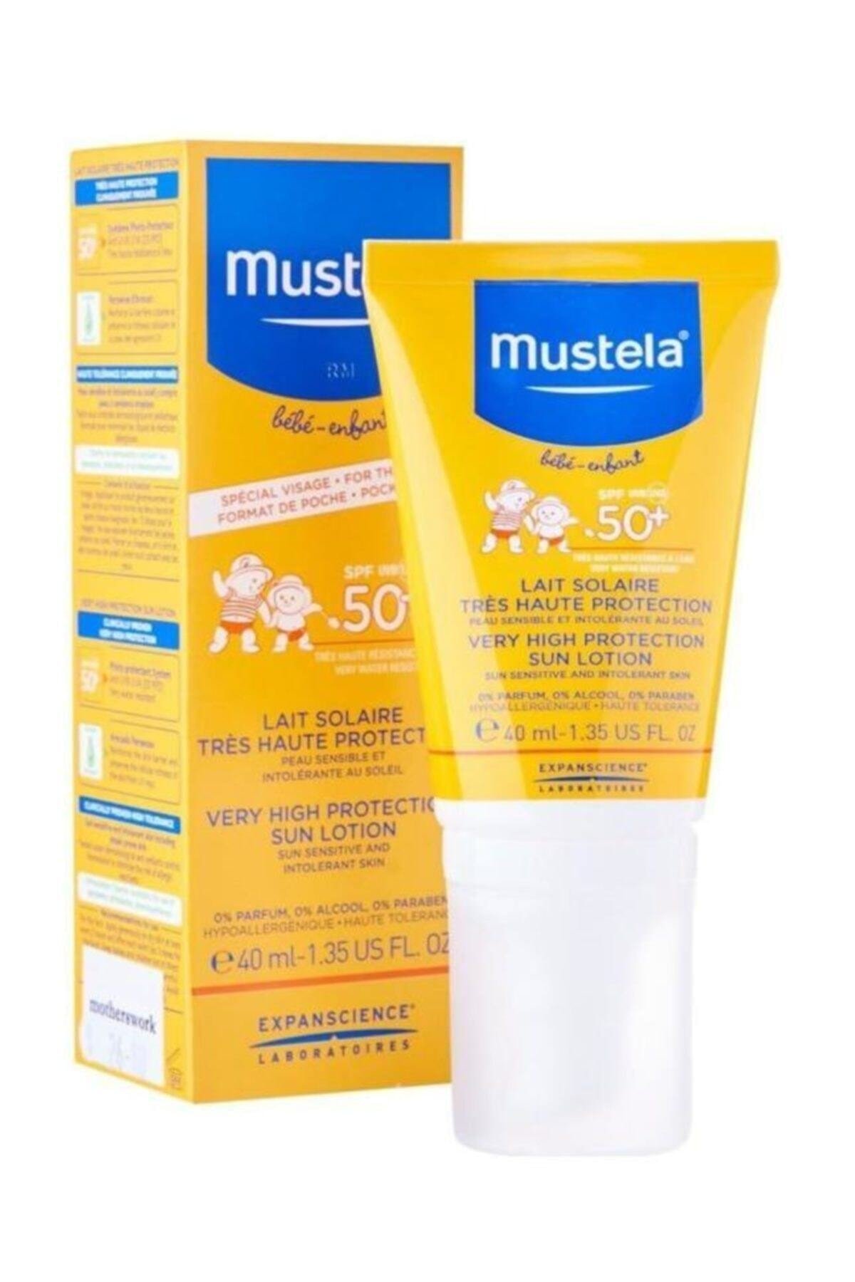 Mustela - Yüksek Korumalı Yüz Güneş Kremi 40 Ml